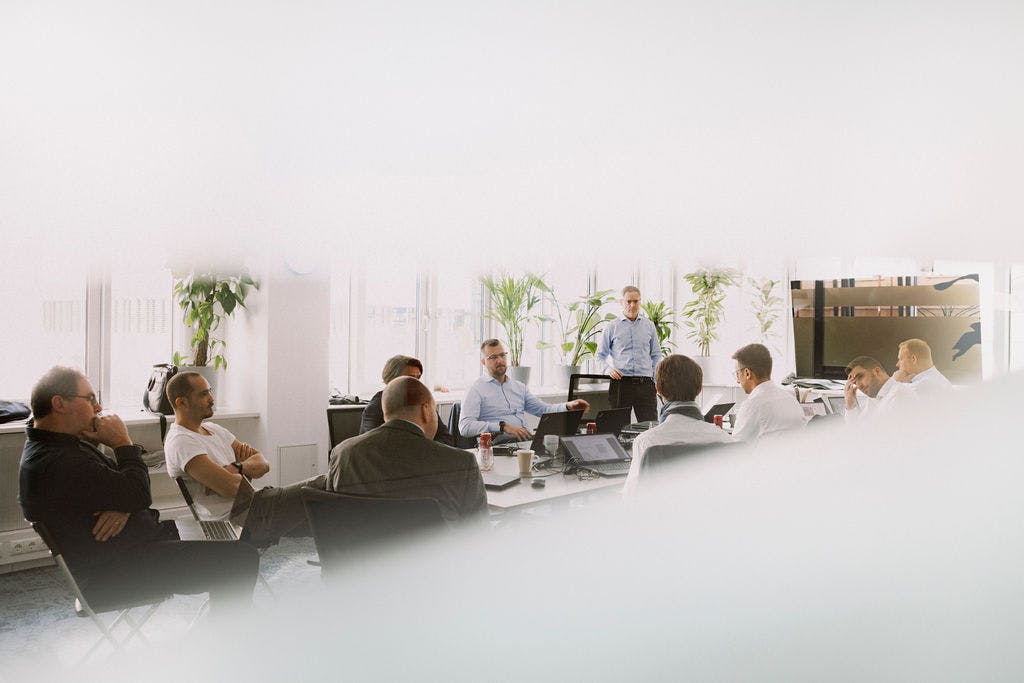 people in the office, aesthetic picture