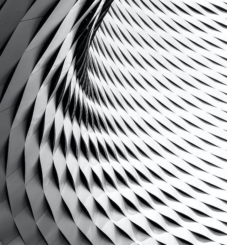 grey white material curve