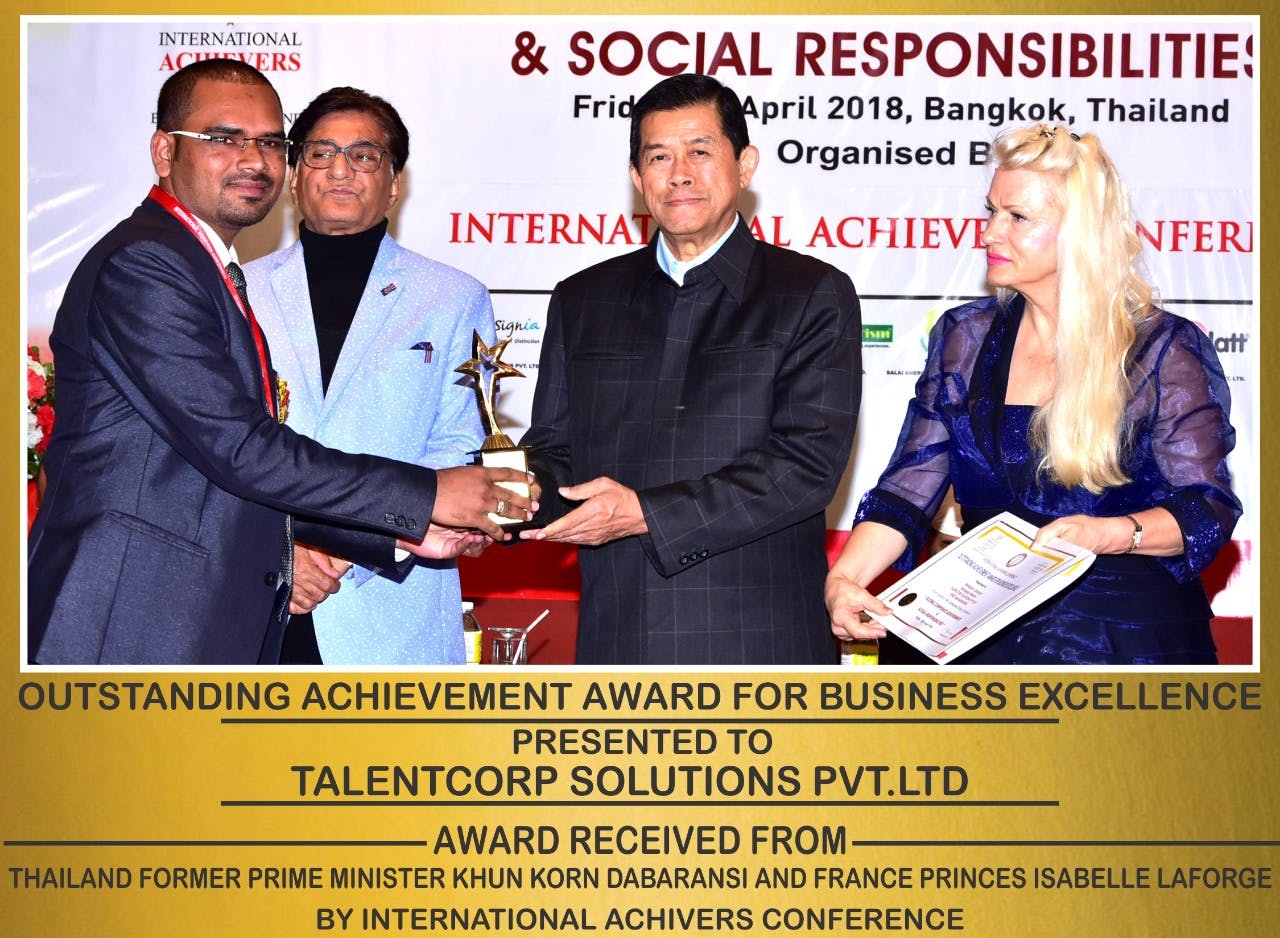 TSPL GROUP Honored with Outstanding Achievement Award for Business Excellence by International Achievers Conference