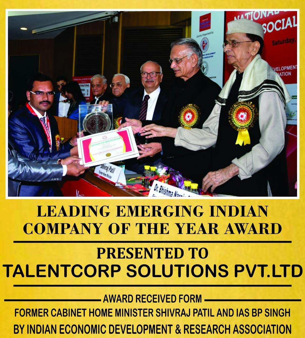 TSPL Group Receives the Leading Emerging Indian Company of the Year Award