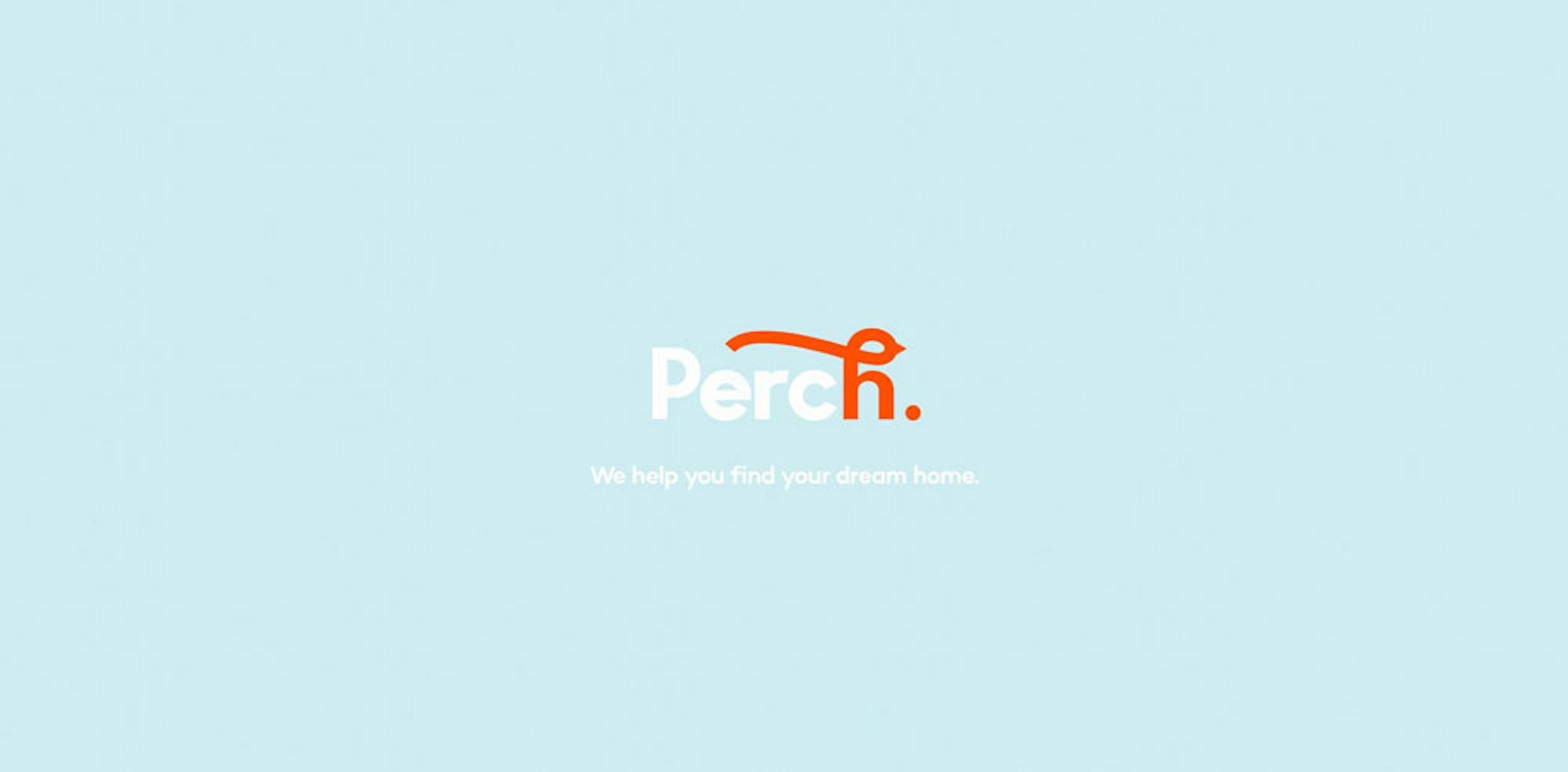 Perch Logo blue background