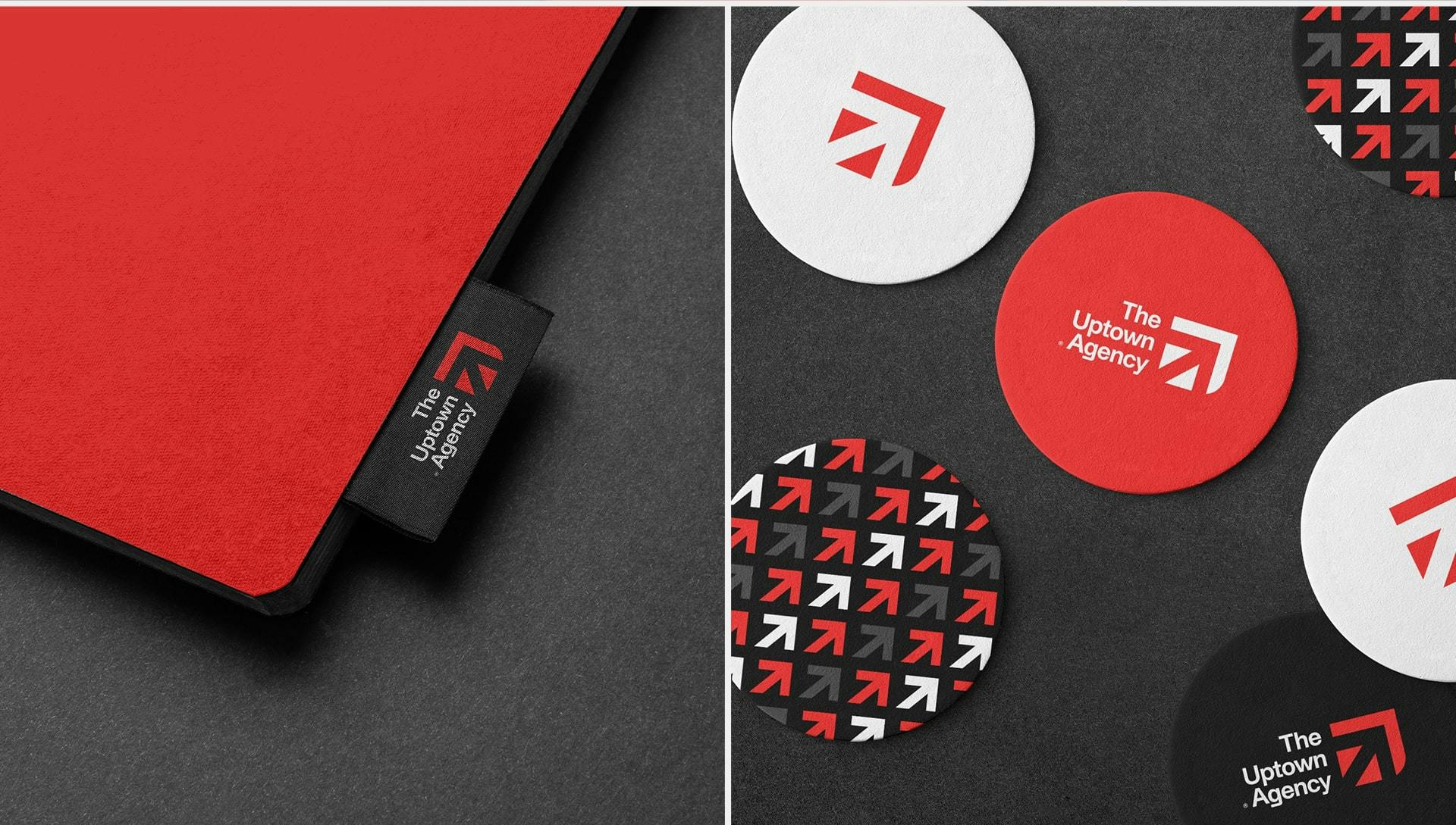 The Uptown Agency Dallas Tx brand design buttons