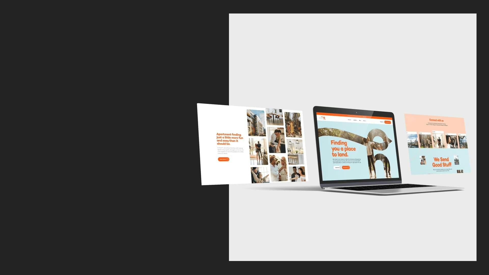 Perch website design and development macbook
