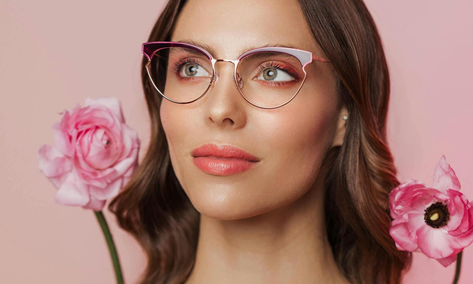 Rachel Rachel Roy Spring eyewear launch featuring bright pink frames