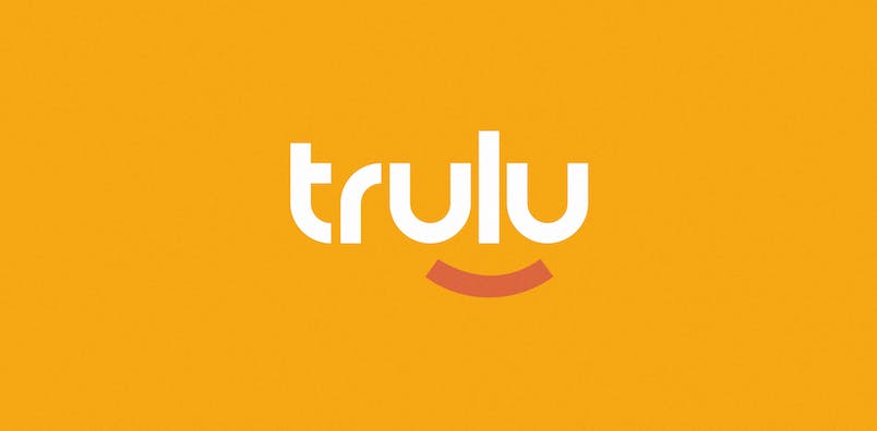 Trulu brand guidelines logo options on yellow and white background