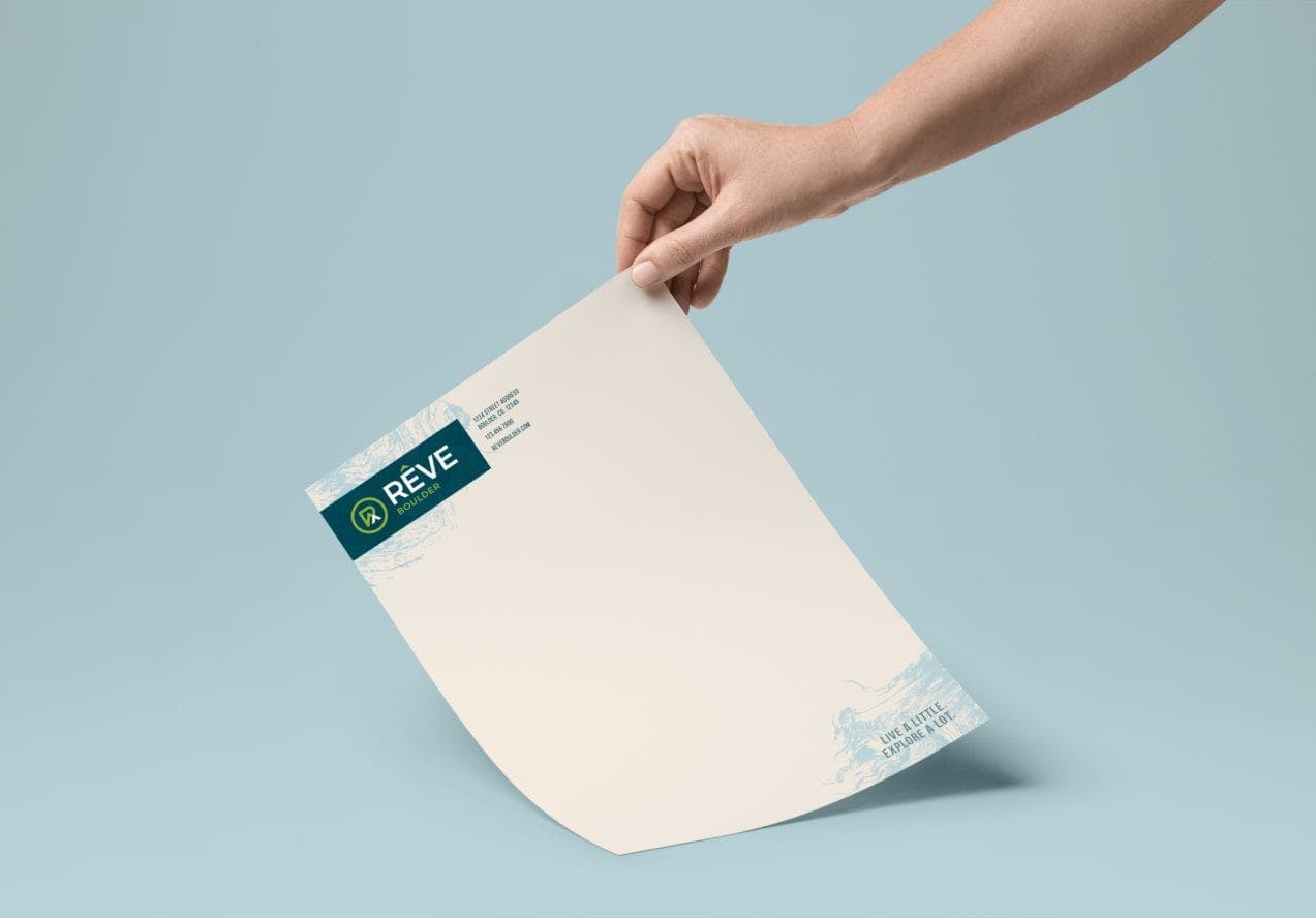 Reve Boulder branded stationary