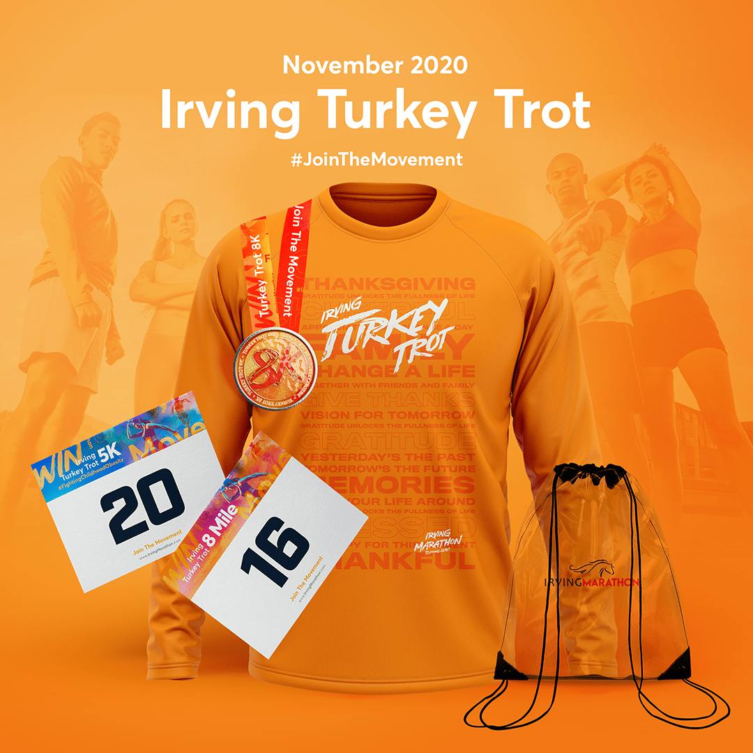 Irving Marathon Turkey Trot participant items