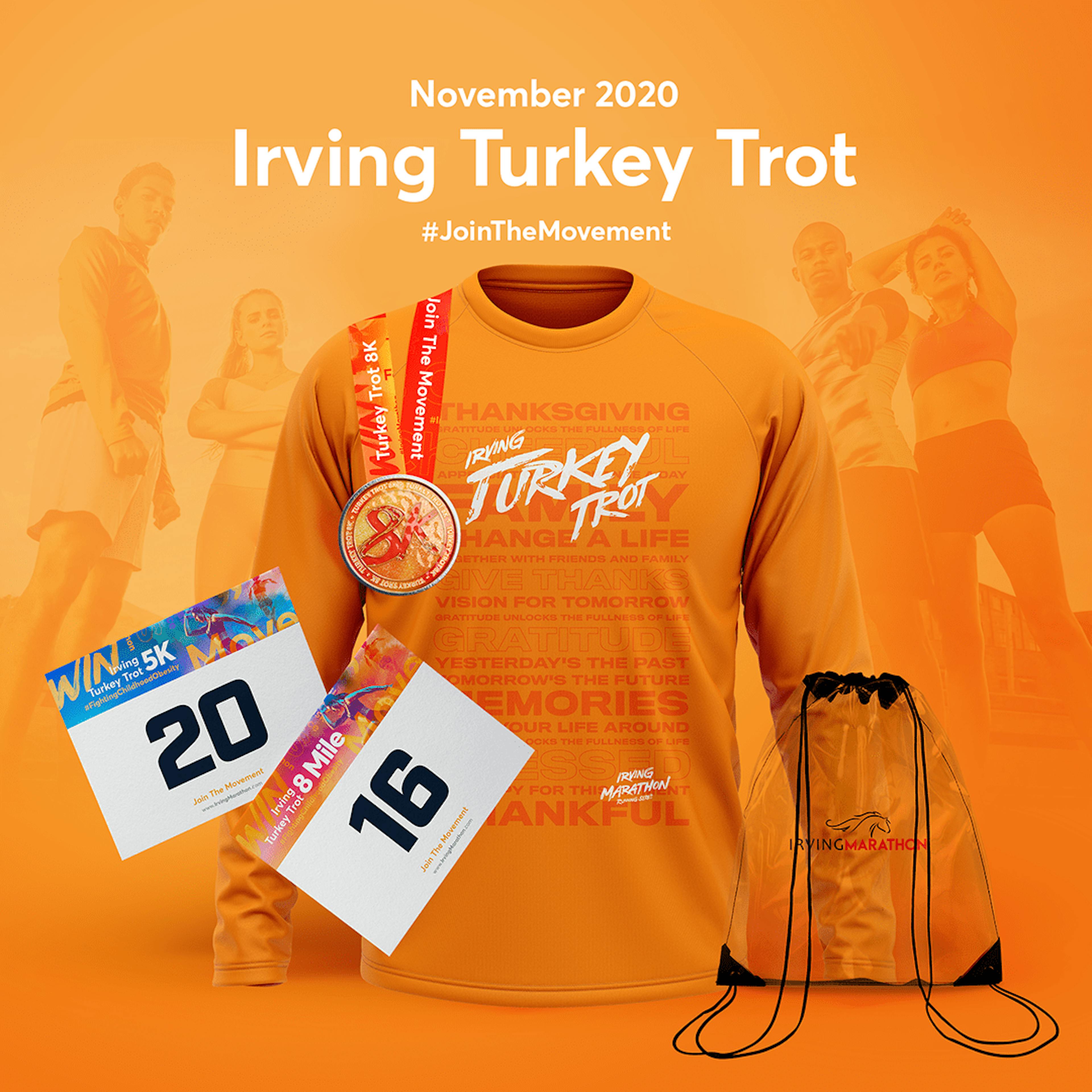 Irving Marathon Turkey Trot participant items