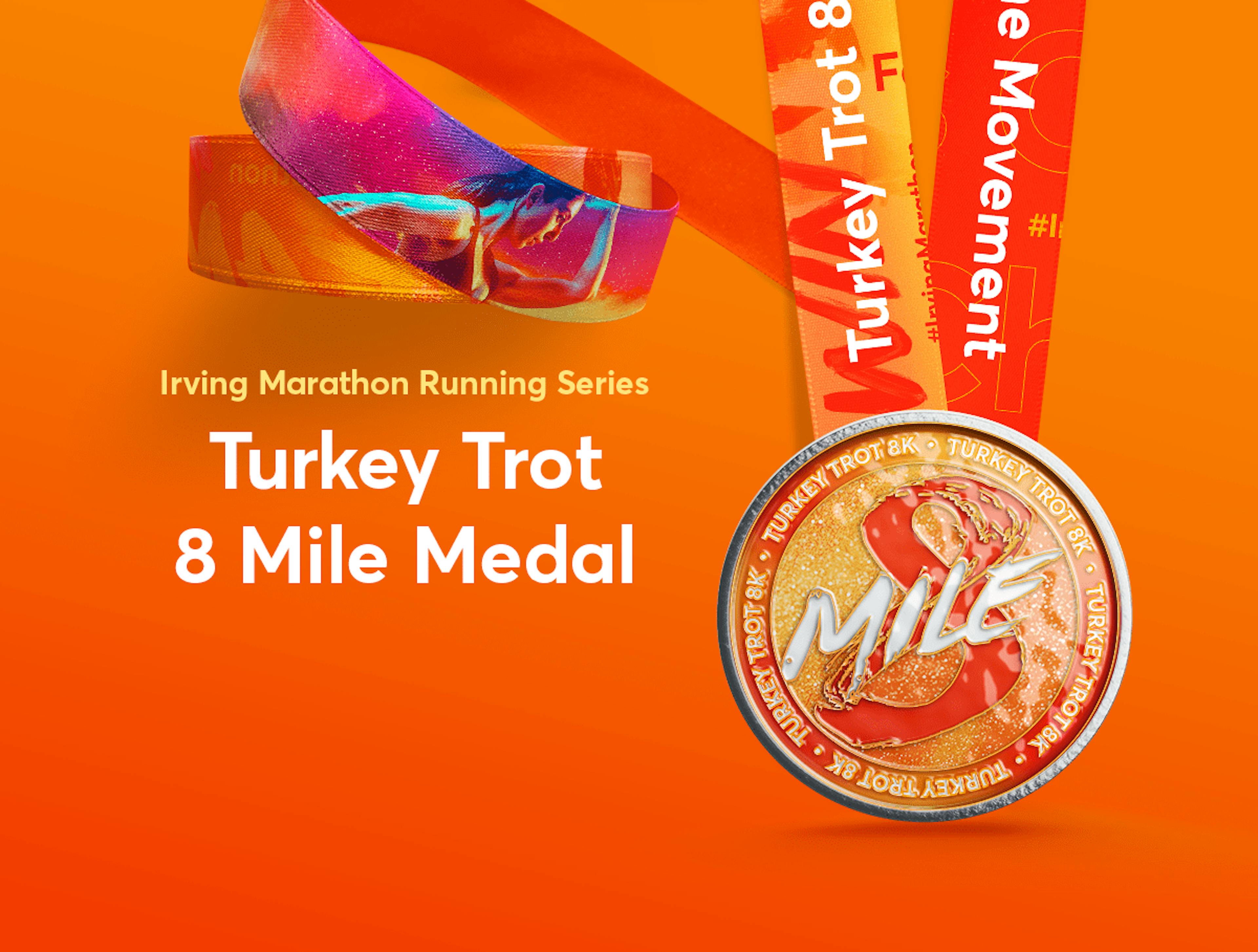 Turkey Trot 8 Mile Medal