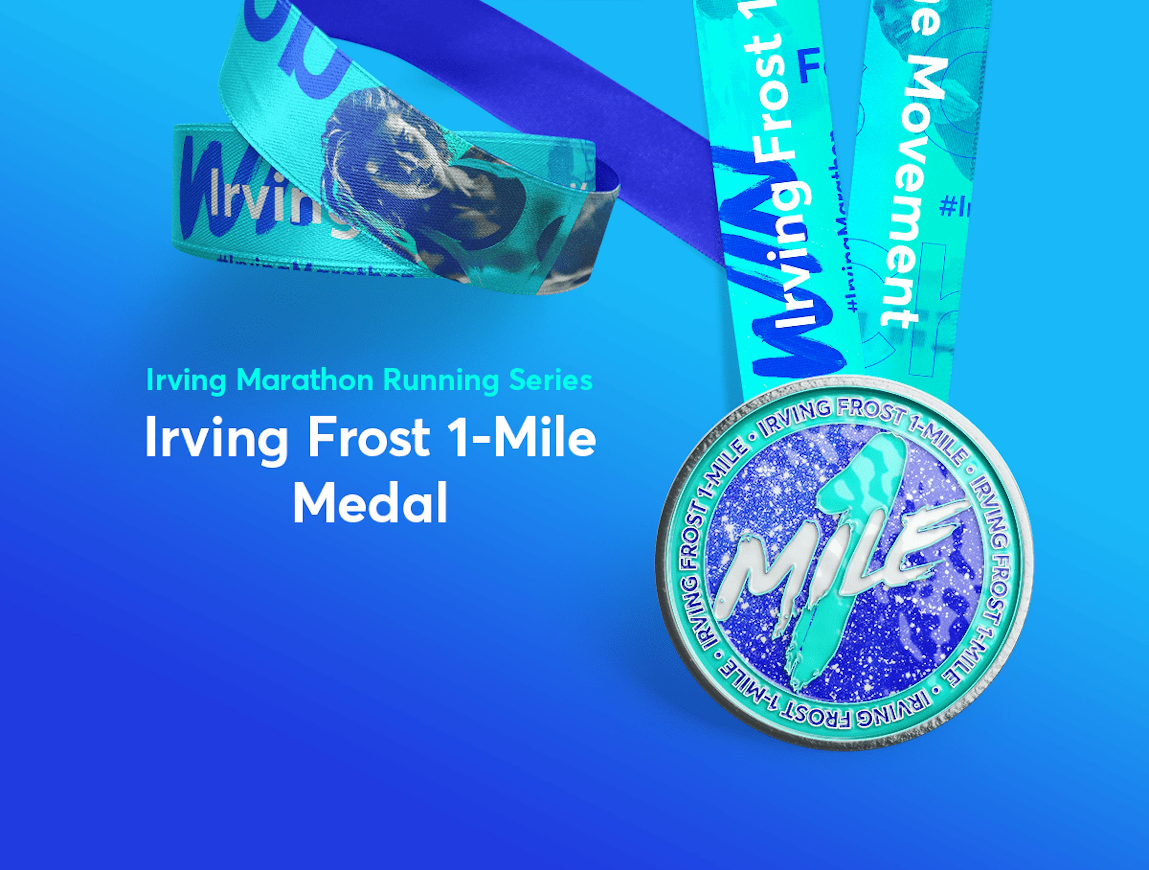 Irving Frost 1-Mile Medal mockup