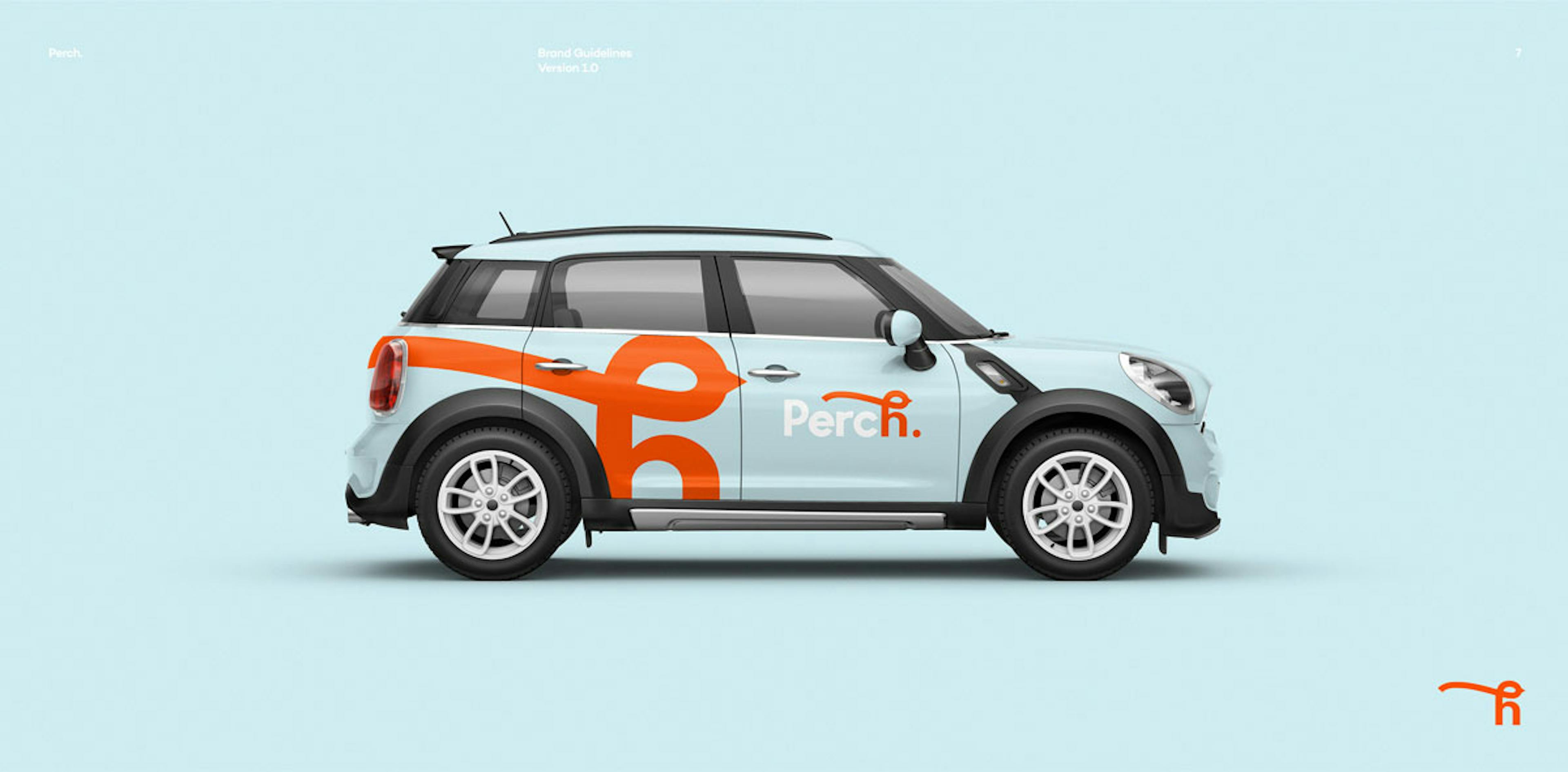 Perch Brand Car Wrap Design By The Uptown Agency