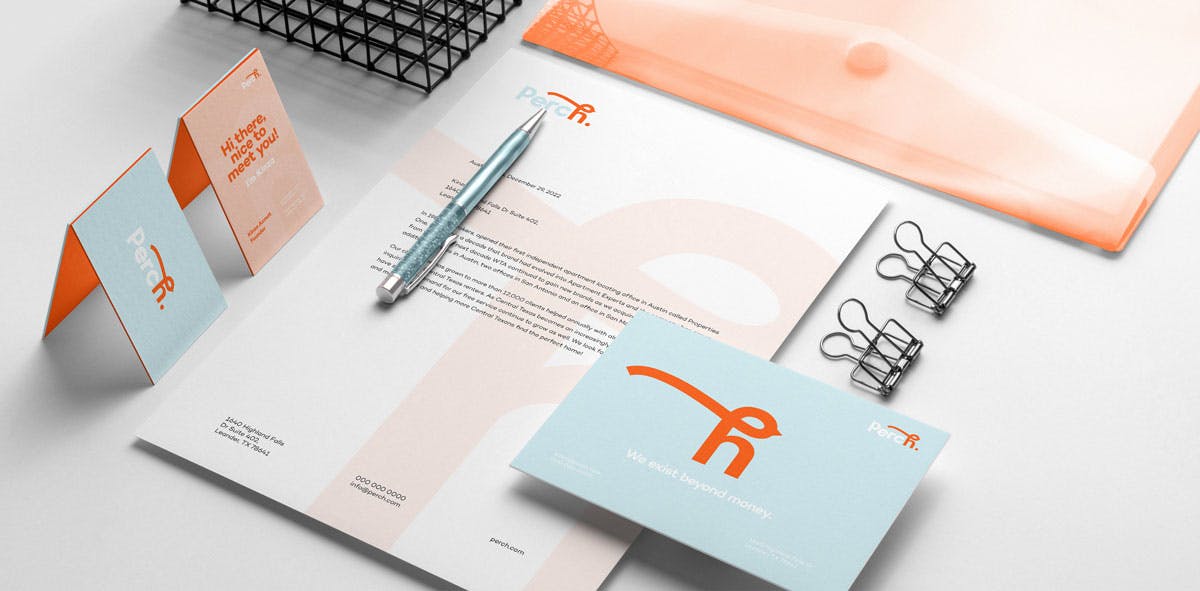 Perch Brand Collateral Design By The Uptown Agency