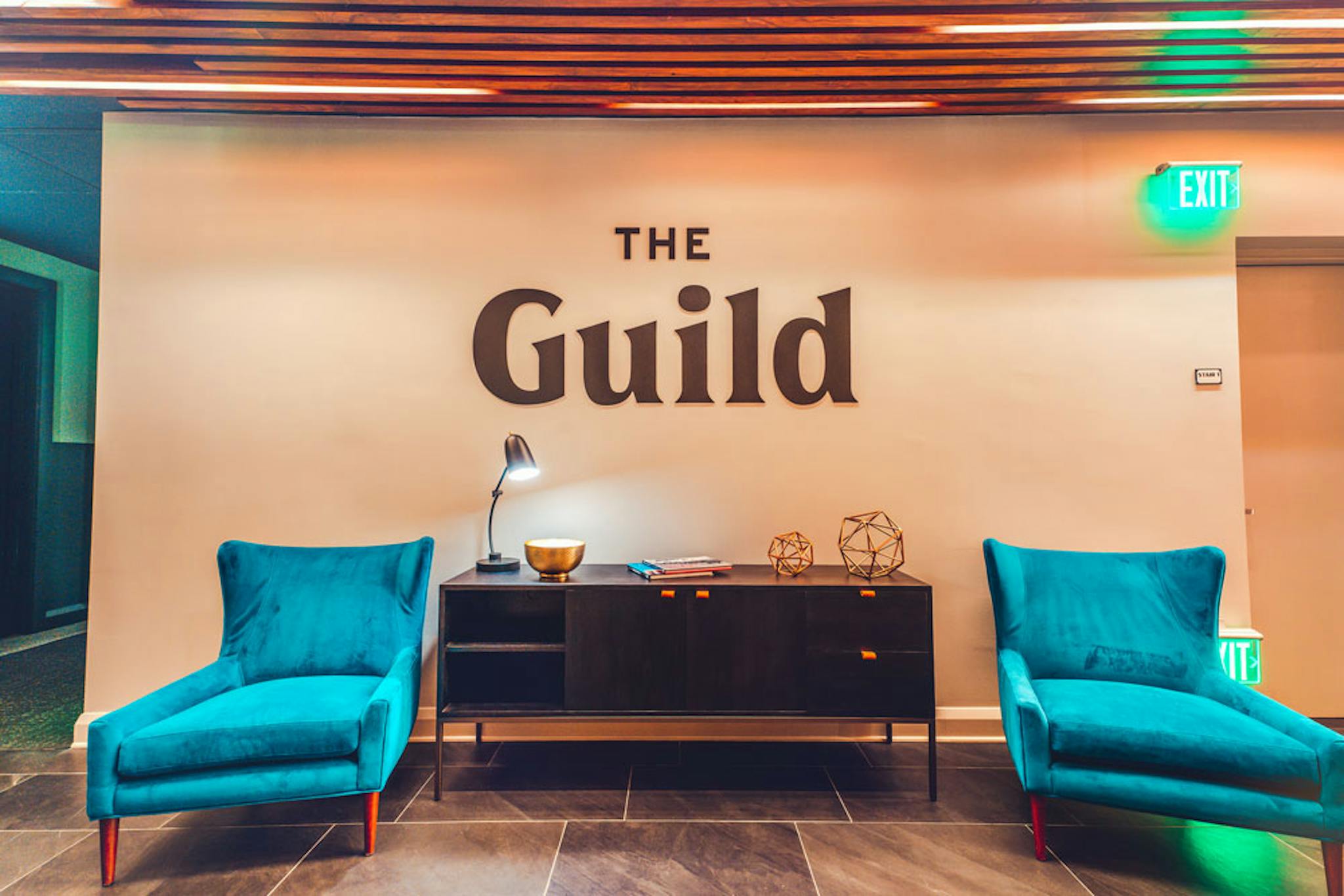 The Guild Logo Wall In Santader Tower