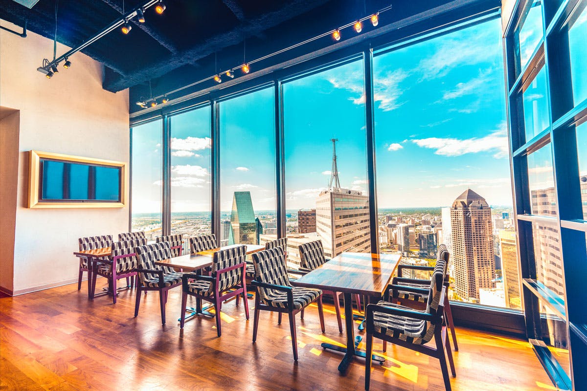 Tower Club Dining Area In Santander Tower