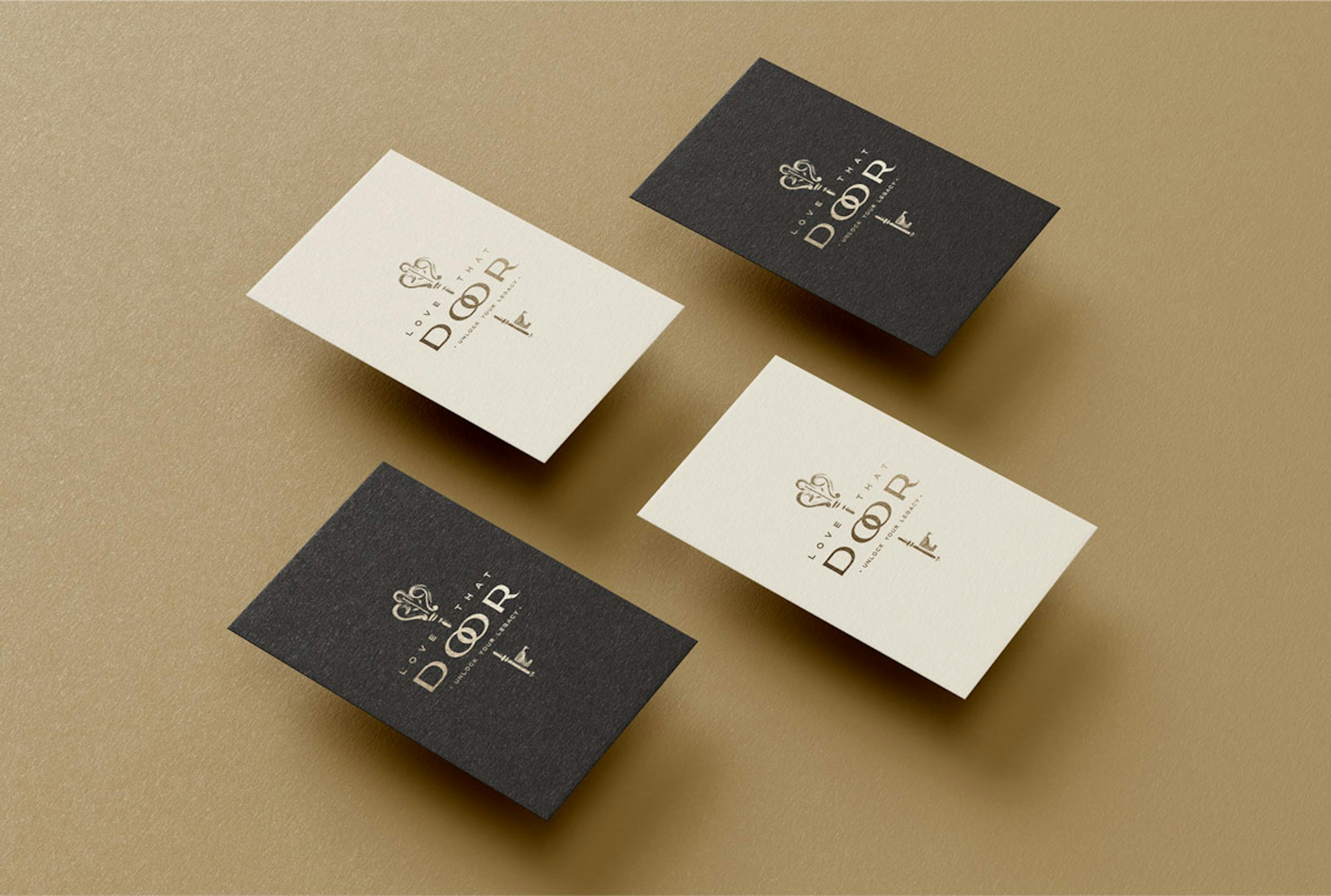 Love That Door Business Card Design