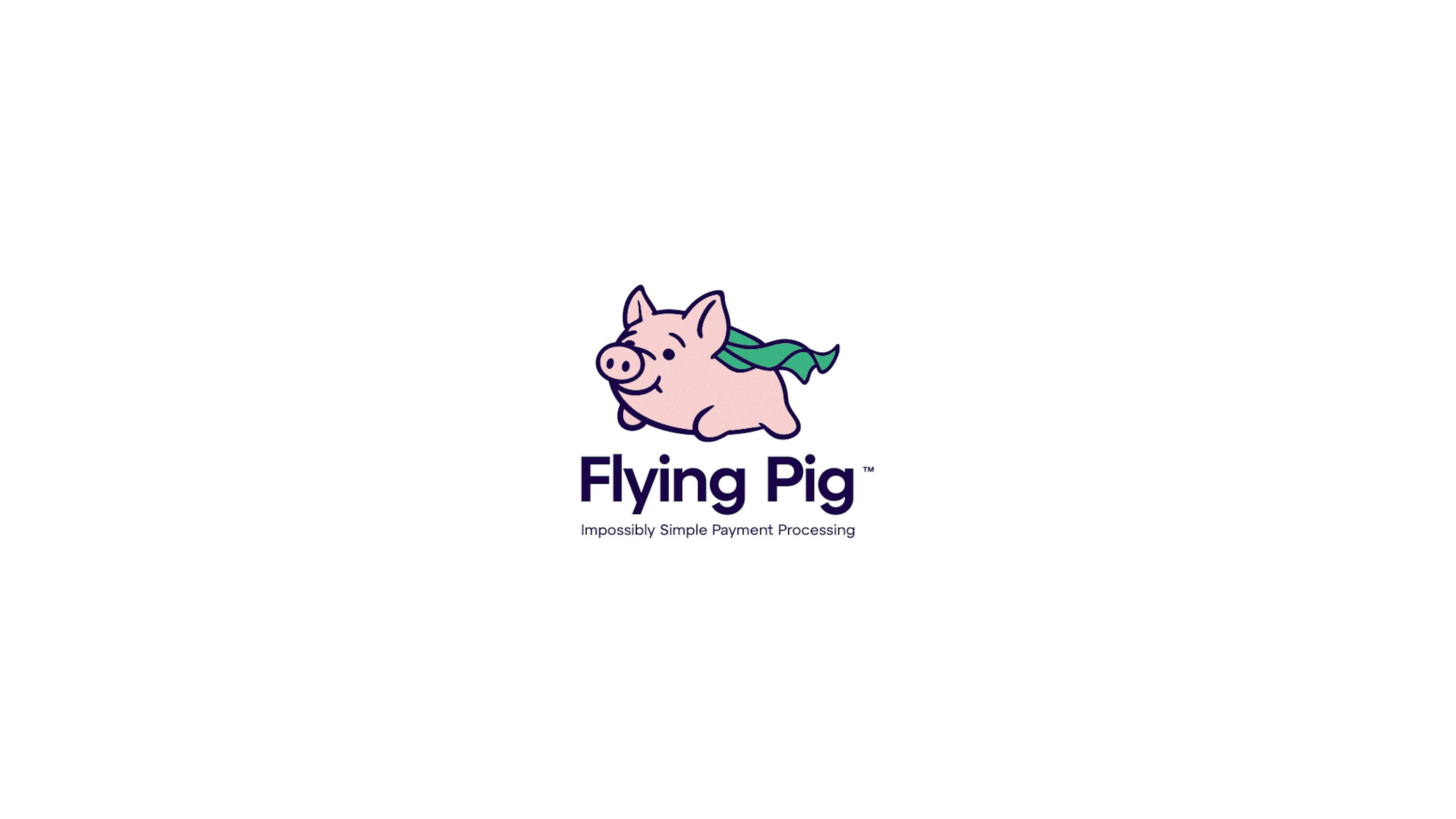 Flying Pig Logo Design by The Uptown Agency