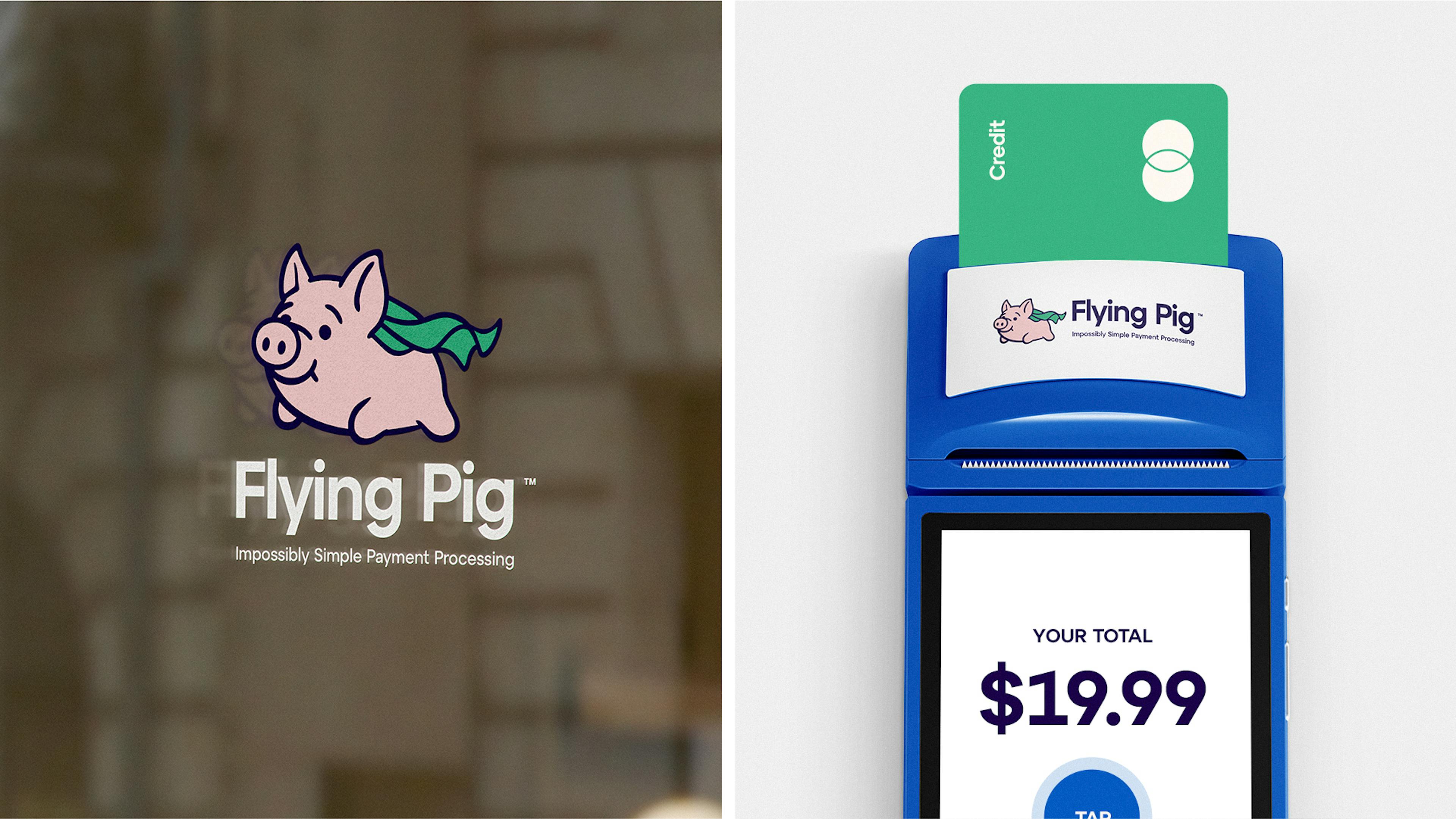 Flying Pig Brand Identity by The Uptown Agency