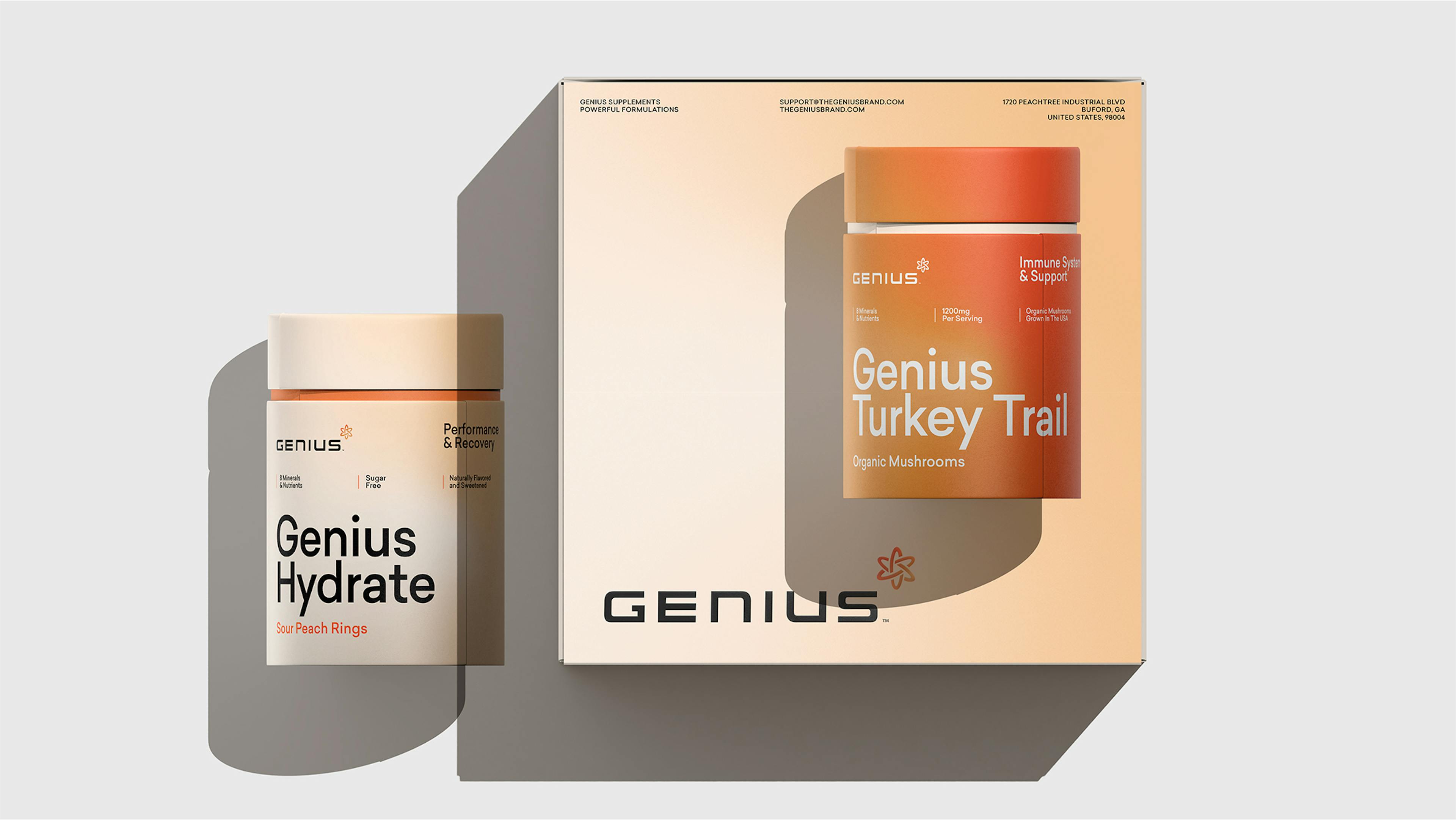 The Genius Brand Packaging Design by The Uptown Agency