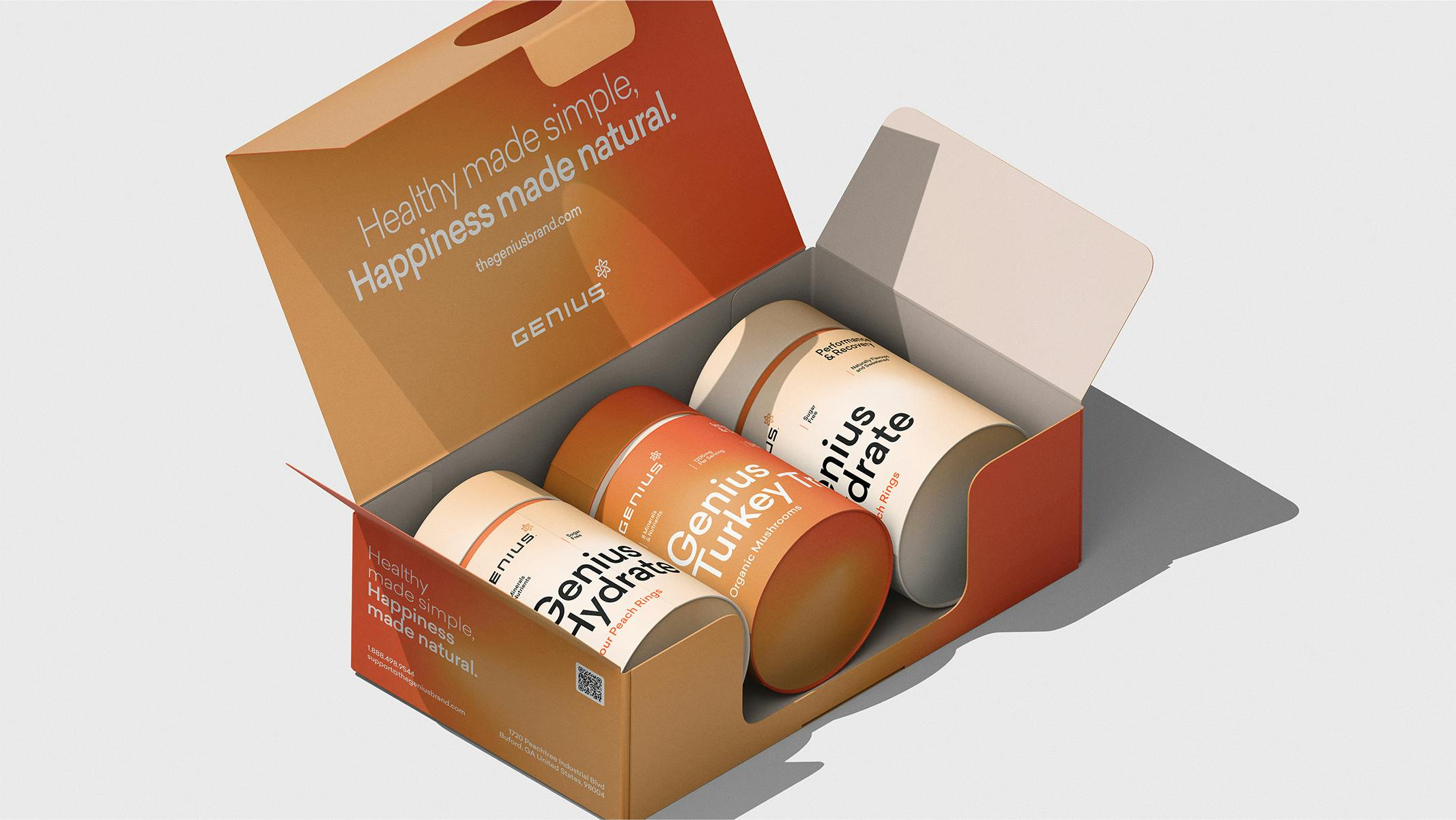 Genius Brand Packaging Design by The Uptown Agency