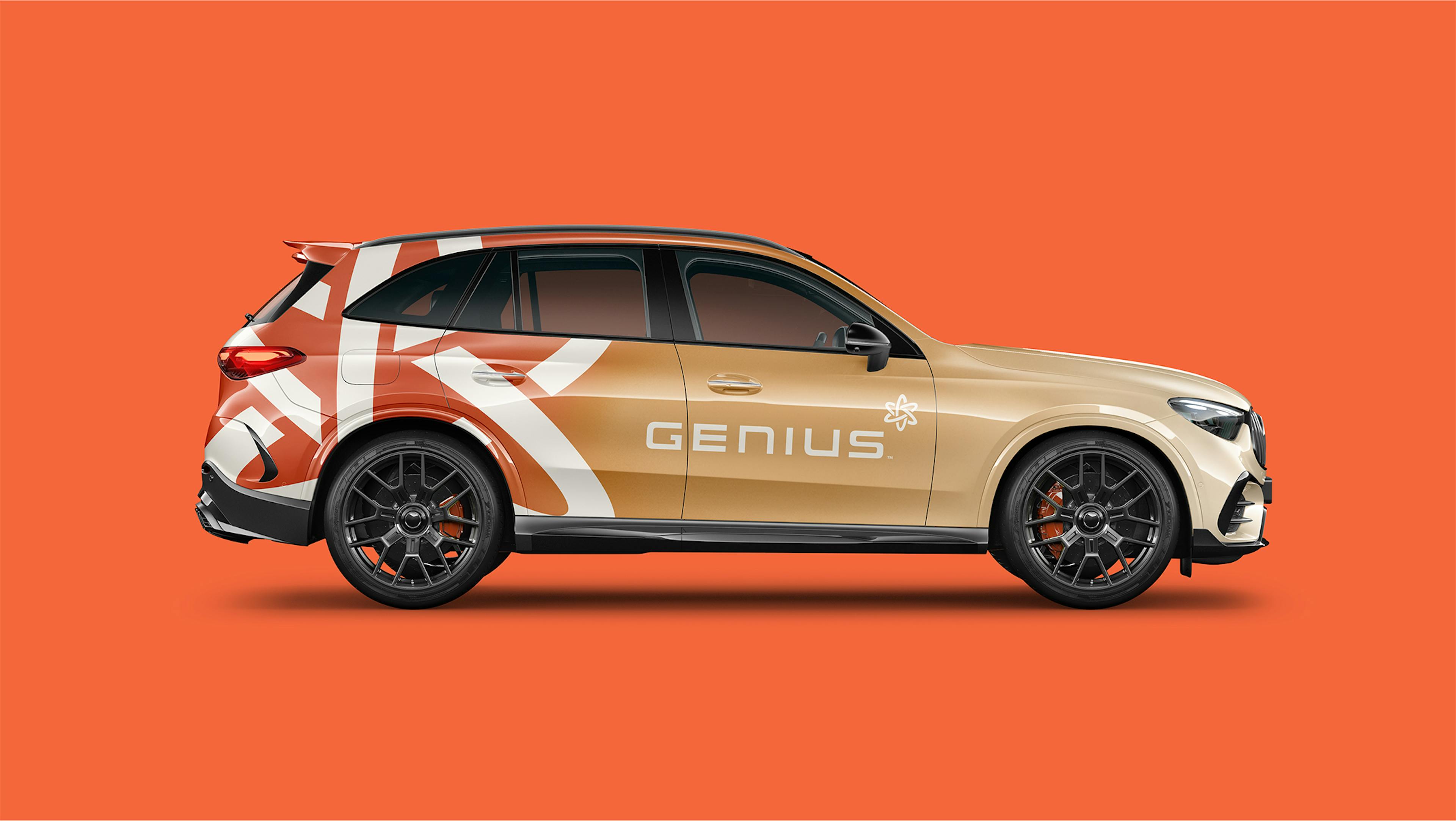 The Genius Brand Branded Car Design by The Uptown Agency