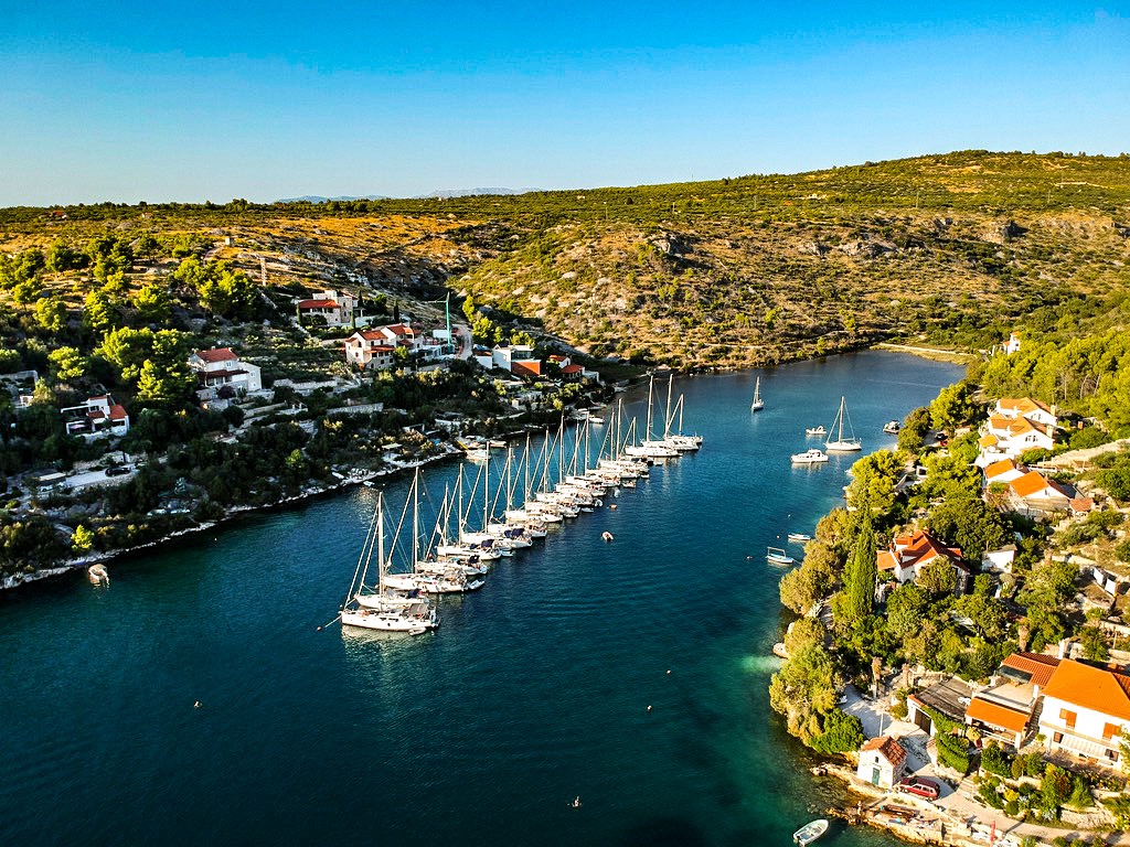 Flotilla sailing Krka waterfalls, Sailing holiday Croatia for 1 week