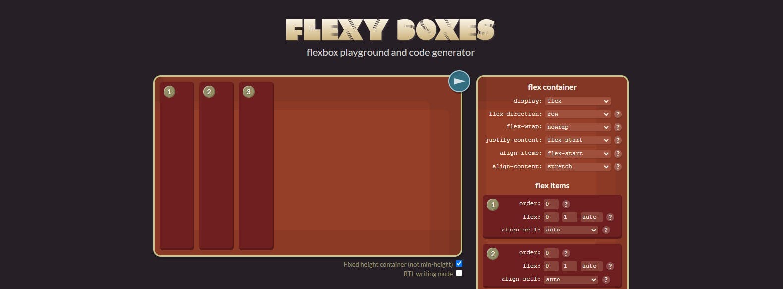 Flexyboxes