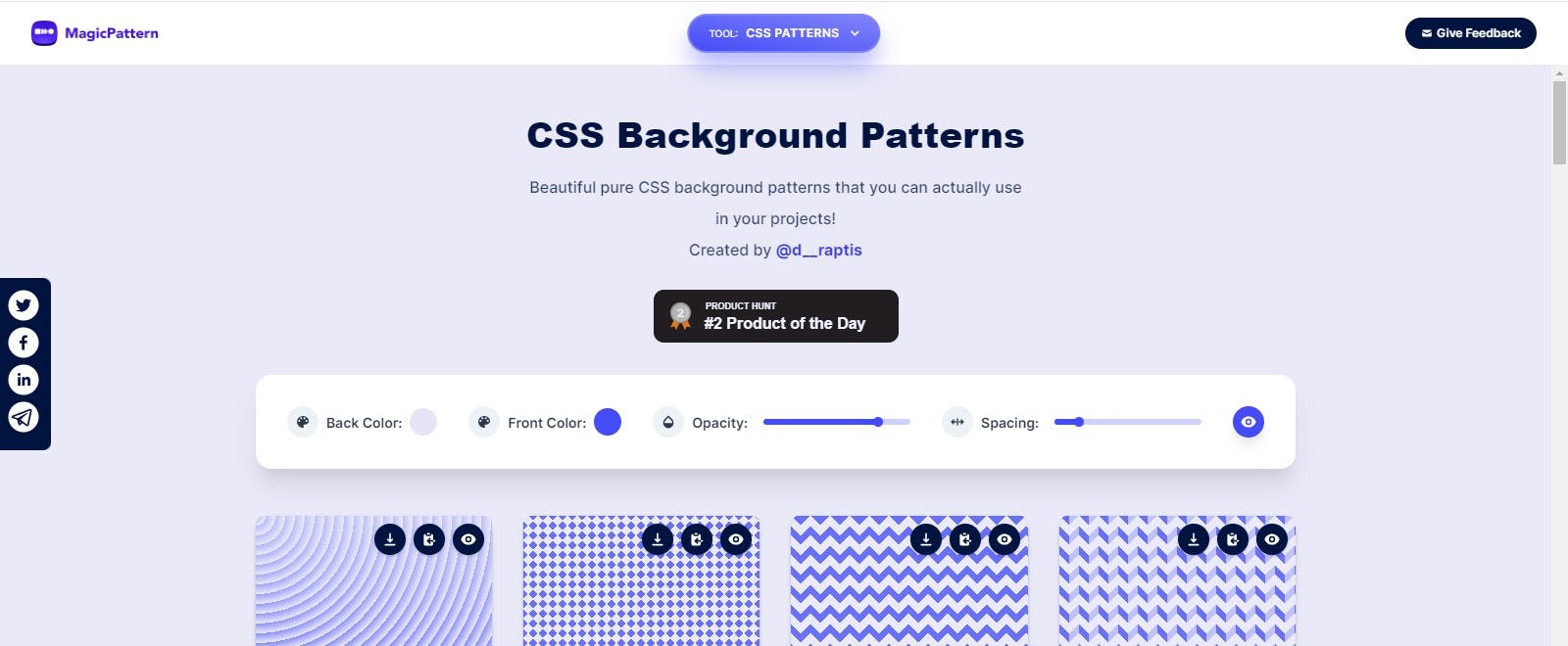 CSS Backgrounds Pattern