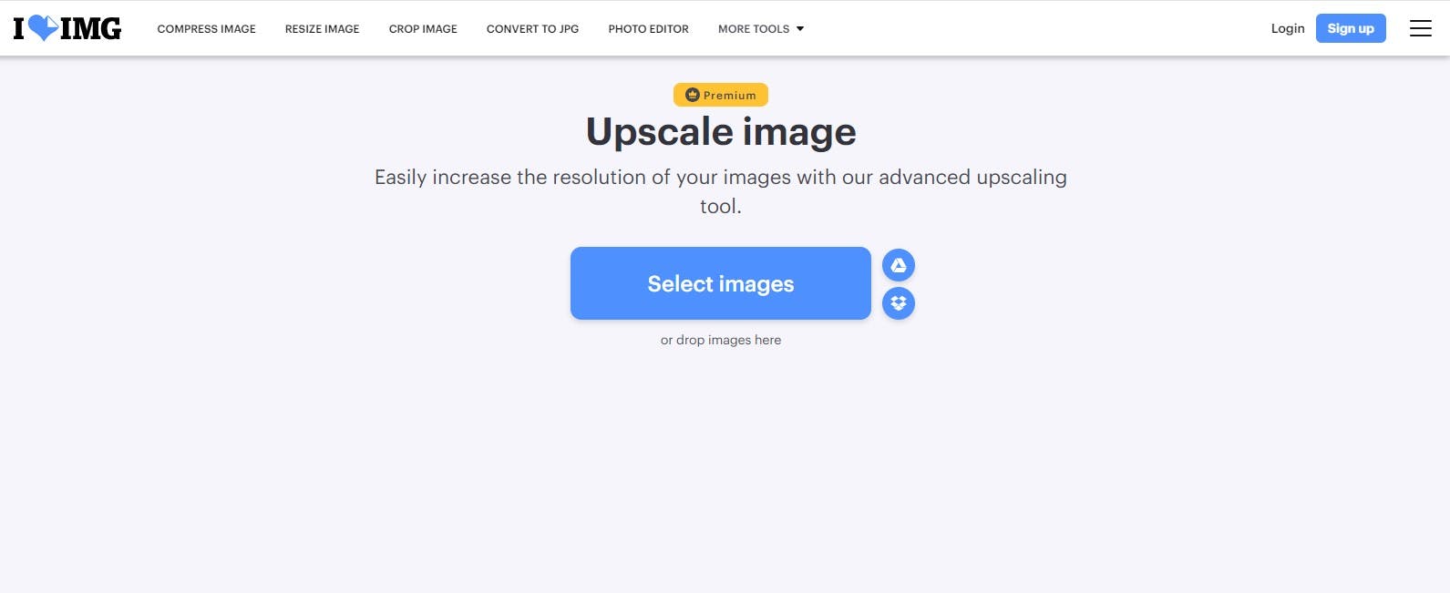 Upscale and improve the quality of your images.