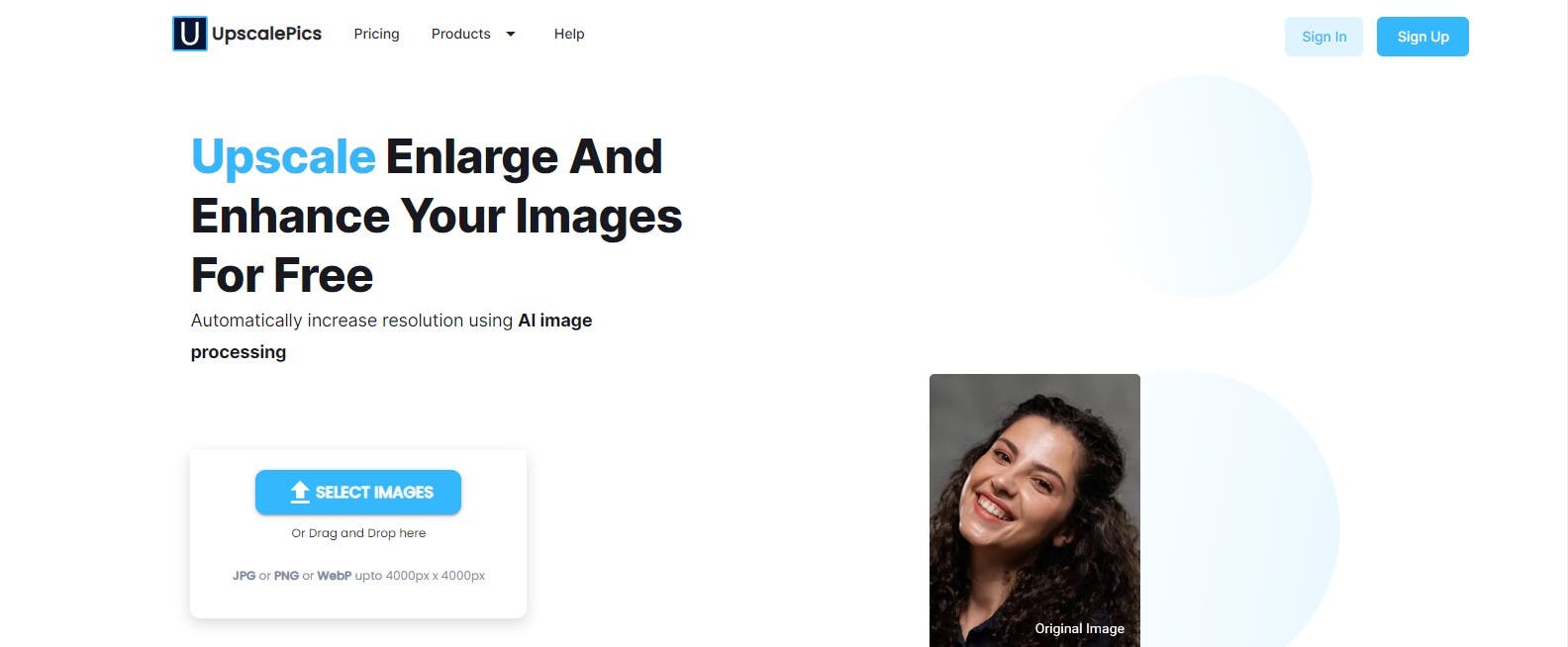 Upscale and enhaance your images for free