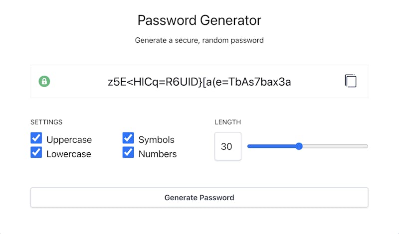 Password Generator