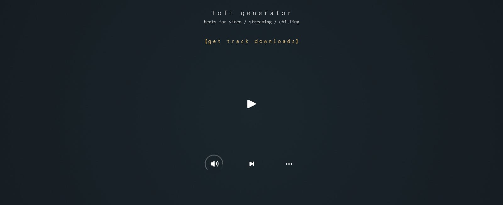 LoFi Generator - Customize and create your own LoFi music tracks for personalized coding. background music.