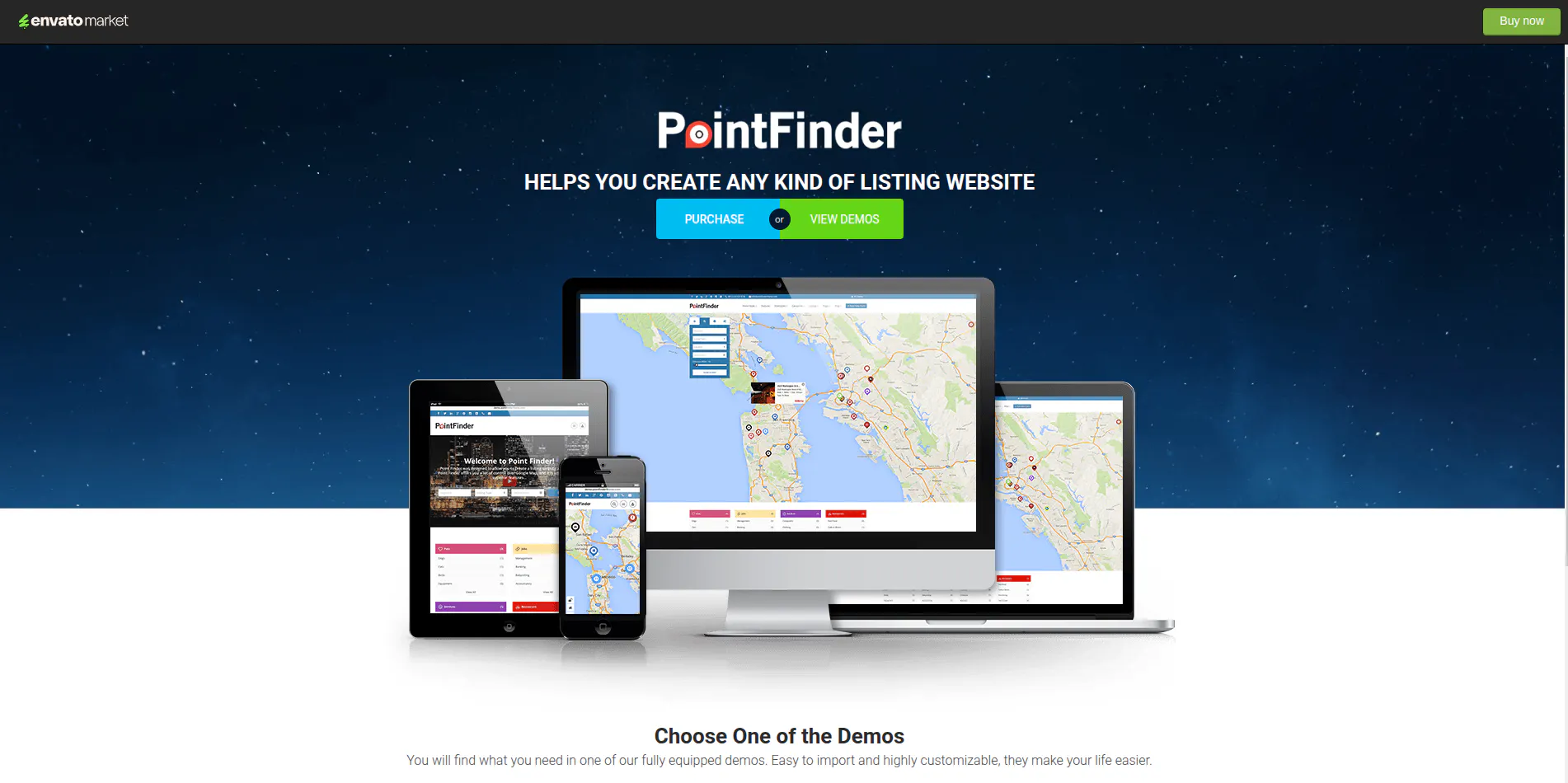 PointFinder WordPress Directory Theme