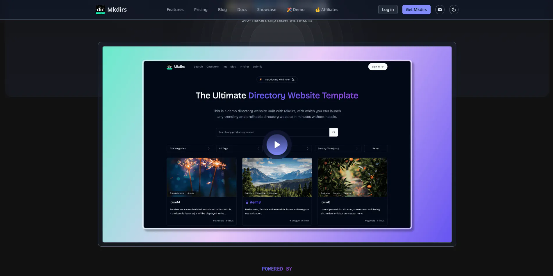 MKDIRS Next.Js Directory