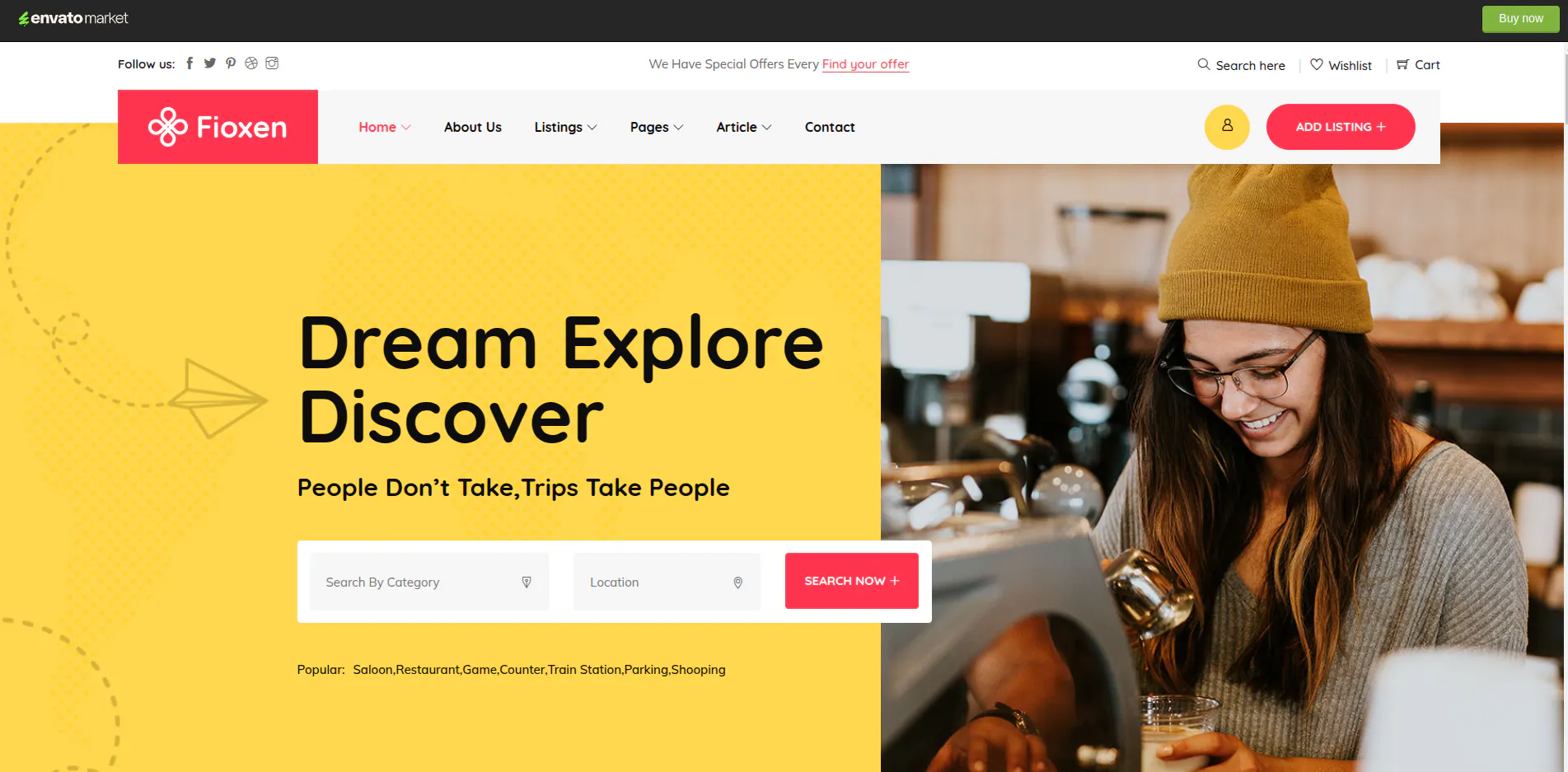 Fioxen Next.js Directory Themes