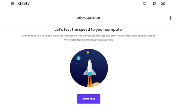 Xfinity-Speed Test