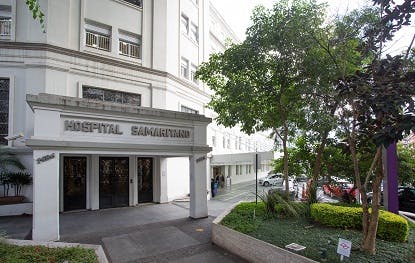 Fachada do Hospital Samaritano