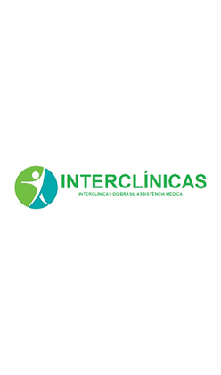 Logo da Interclínicas do Brasil, assistência medica.