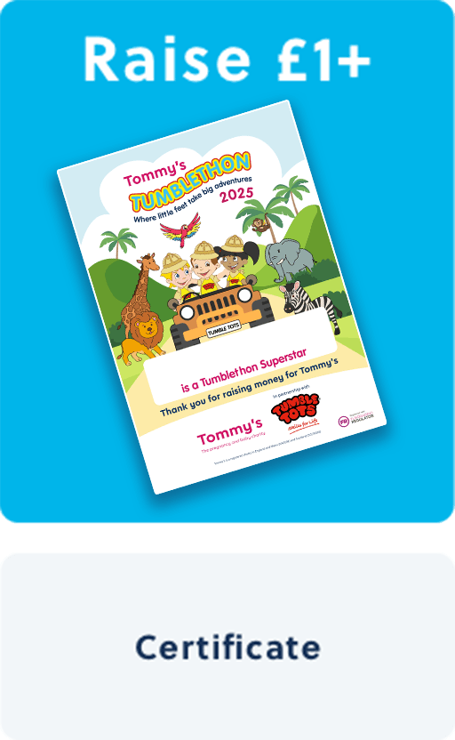 Raise £1+ Certificate