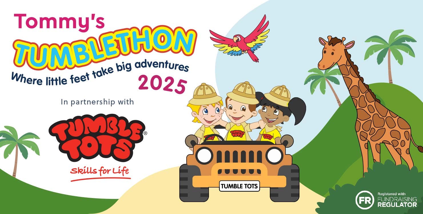 Tommy's Tumblethon 2025. Where little feet take big adventures