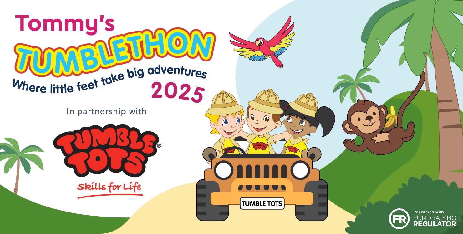Tommy's Tumblethon 2025. Where little feet take big adventures