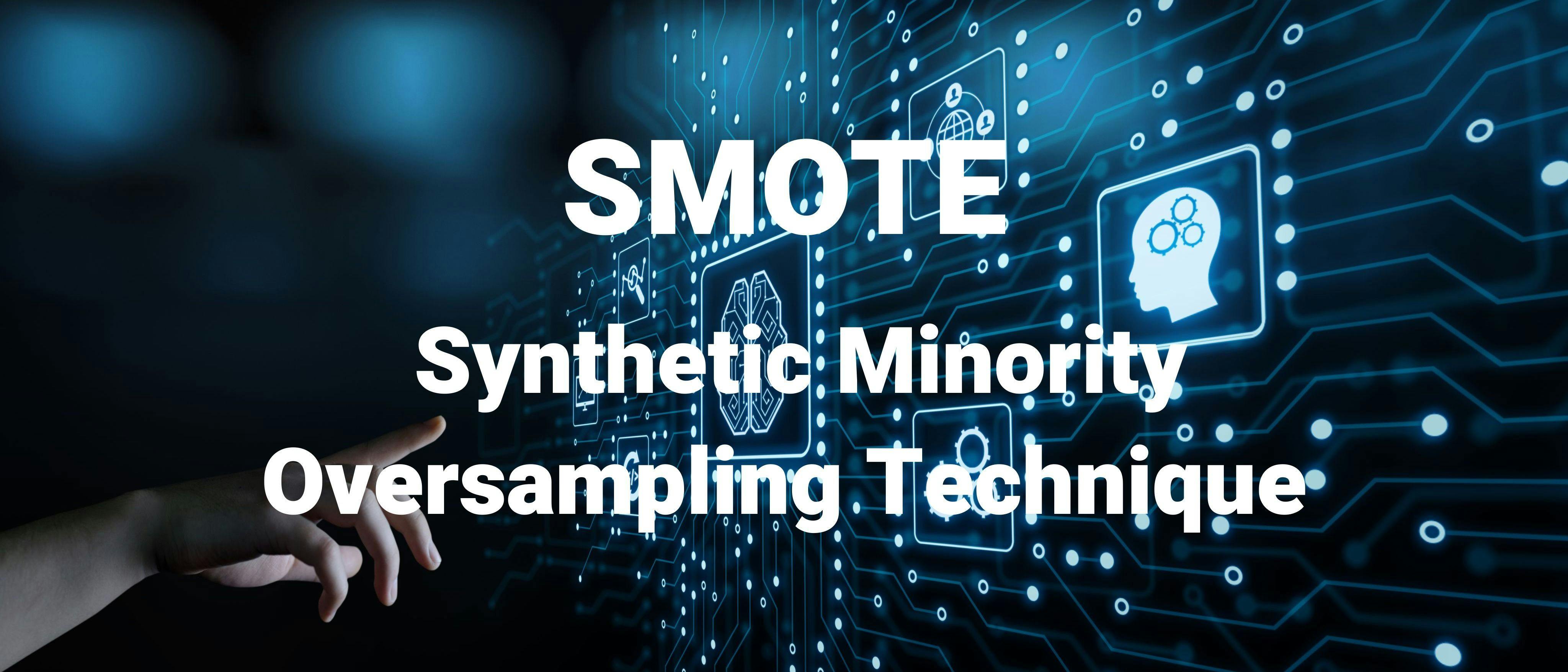 Smote machine learning sales python