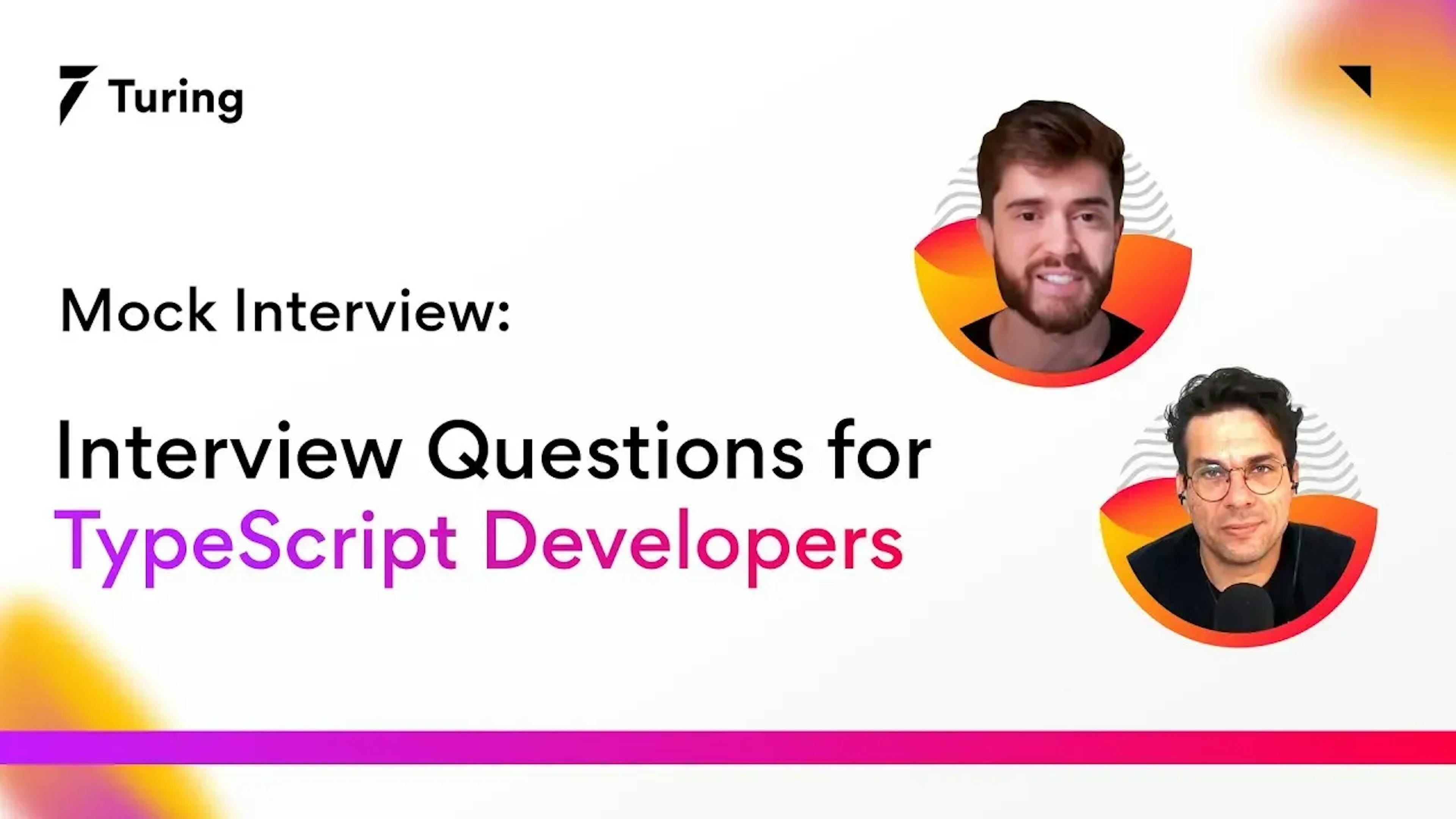 Most popular TypeScript interview questions and answers 2024