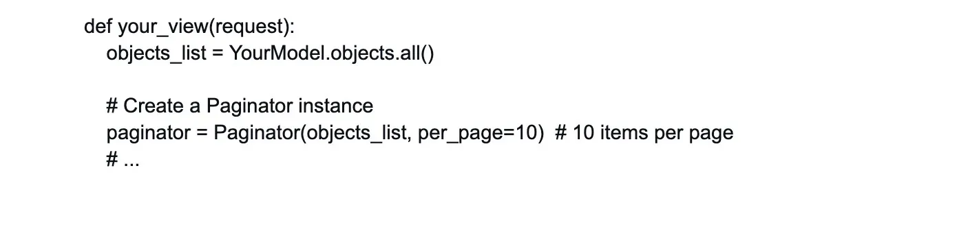create a paginator instance.webp