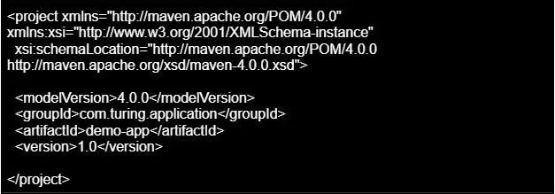 Maven pom.xml file