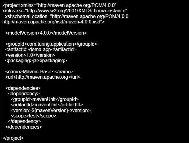 Maven pom.xml file