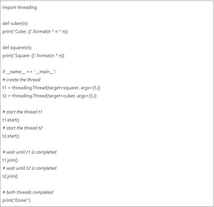 Python Multiprocessing Vs Multithreading.