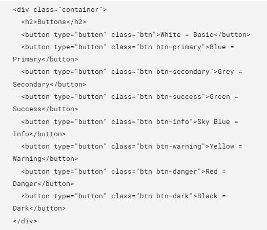 Bootstrap Buttons