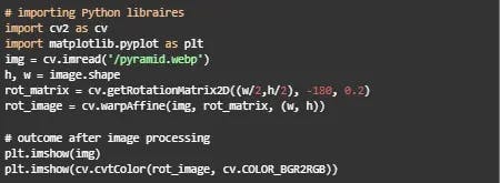 Python image processing