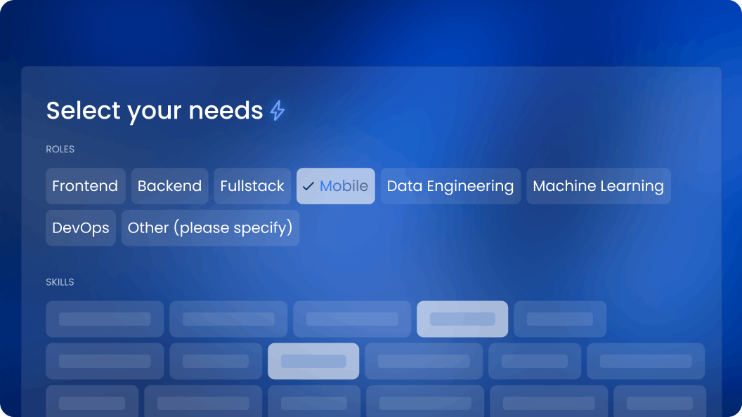 Hire developers: Tell us the skills you need