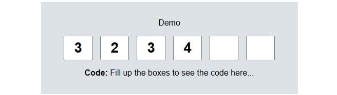 Feature used in mobile apps to verify users using a PIN code